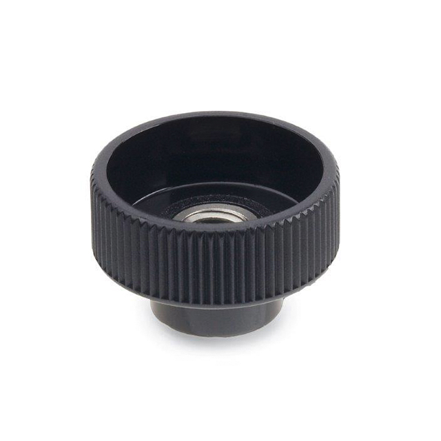 PLASTIC KNURLED NUT, STAINLESS