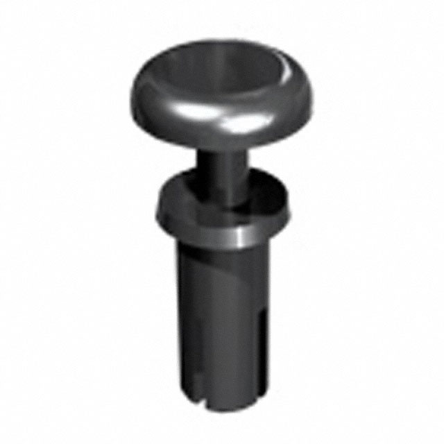 SNAP RIVET 0.138" NYLON BLACK