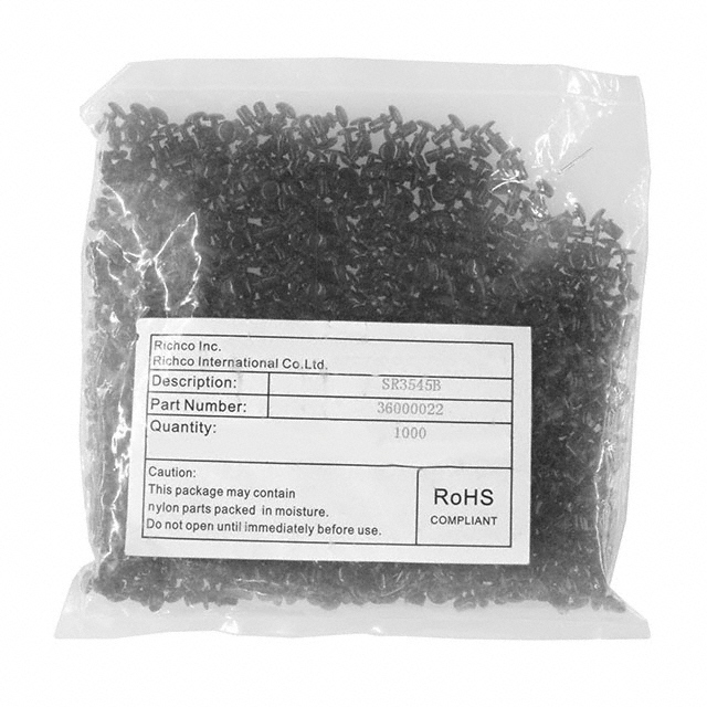 SNAP RIVET 0.138" NYLON BLACK SNAP RIVET 0.138" NYLON BLACK