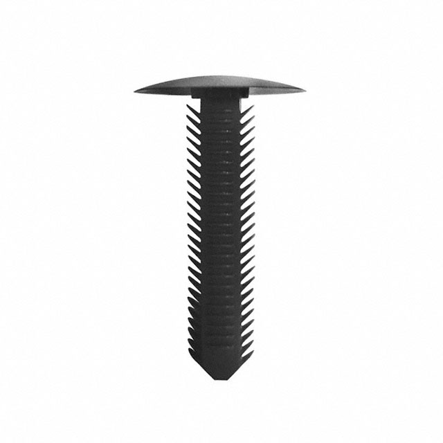 BARBED FASTENER NYLON BLACK