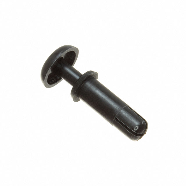 SNAP RIVET 0.118" NYLON BLACK