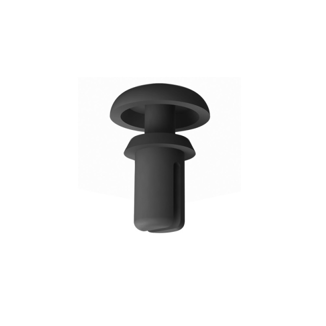 SNAP RIVET 0.155" NYLON BLACK