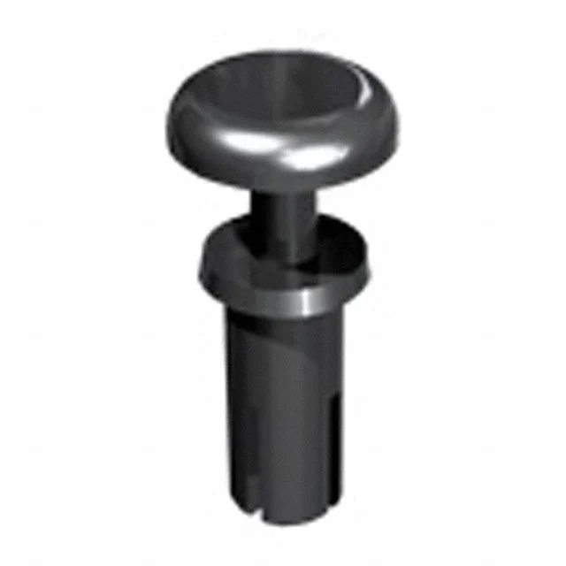SNAP RIVET 0.076" NYLON BLACK
