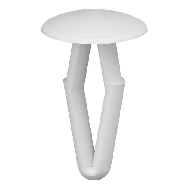 MOUNTING BUTTON 0.669 ACETAL WHT