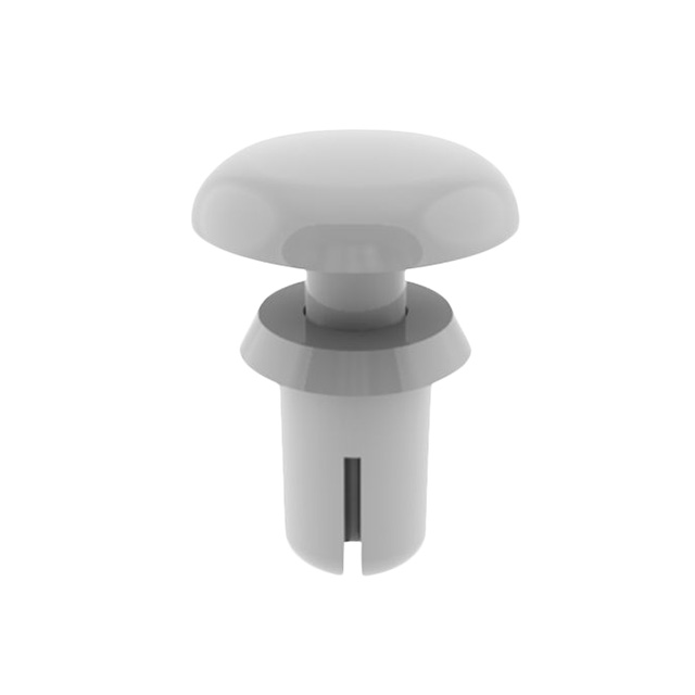 SNAP RIVET 0.158" NYLON WHITE