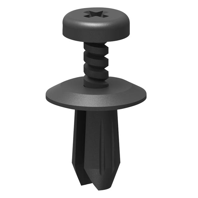 SNAP RIVET NYLON BLACK