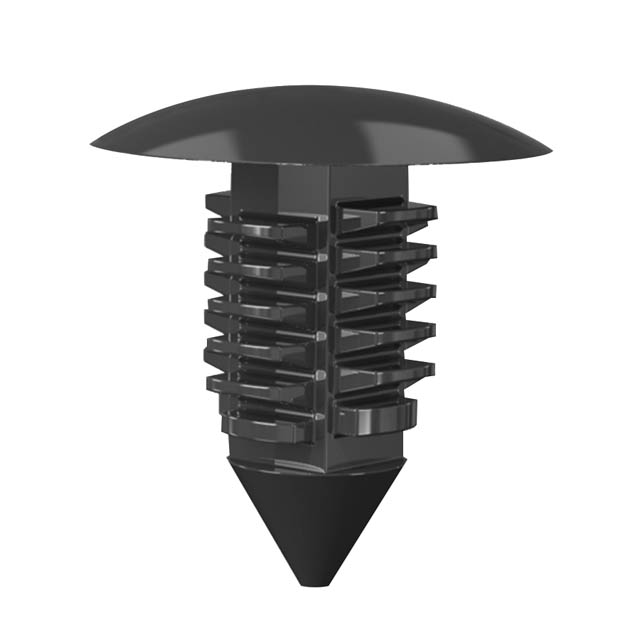 BARBED FASTENER NYLON BLACK