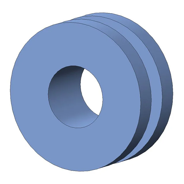 SCREW GROMMET THERMOPLASTIC BLUE