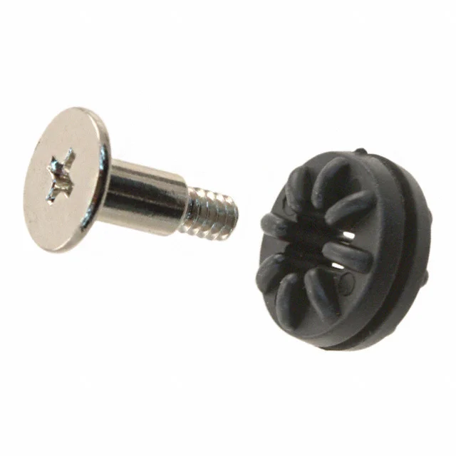 SCREW GROMMET #6-32 RUBBER BLACK