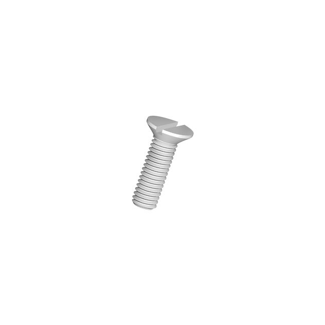 MACH SCREW FLAT SLOTTED M2X0.4