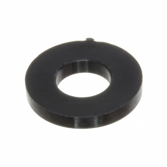 FLAT WASHER, NYLON, BLACK, .200
