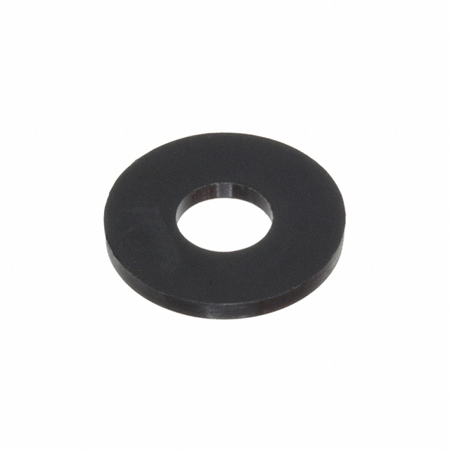 FLAT WASHER, NYLON, BLACK, .252