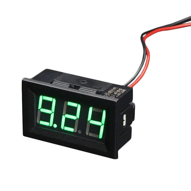 VOLTMETER 4.5-30VDC LED PNL MNT