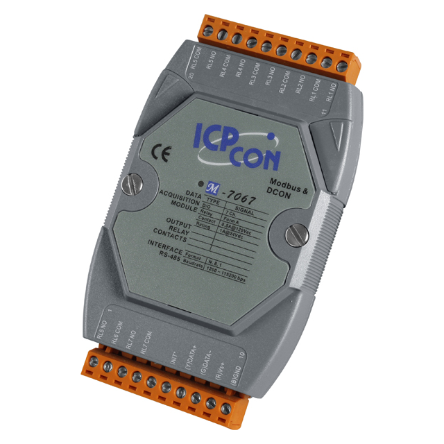 I/O MODULE 7 RELAY 10-30V