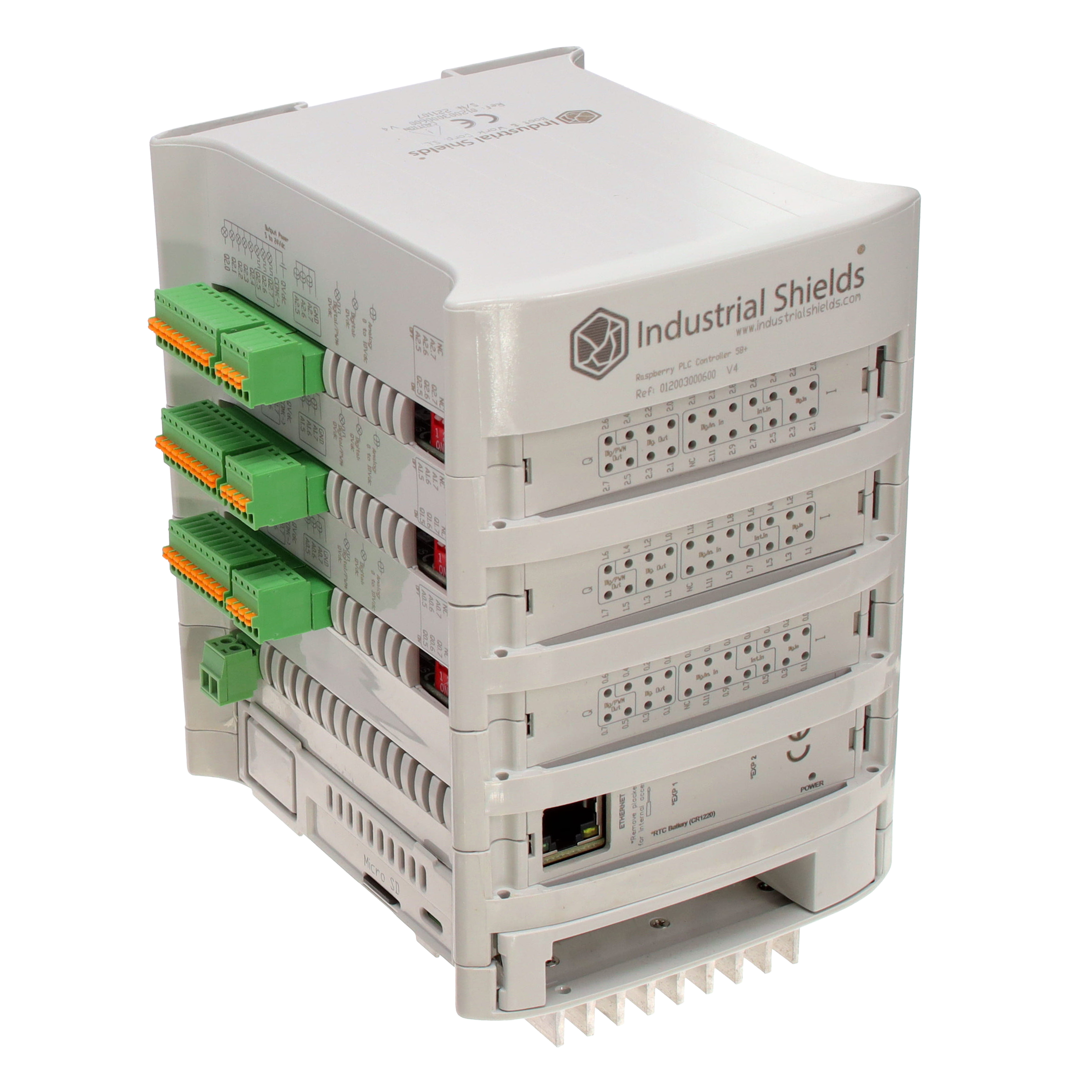RASPBERRY PLC ETHERNET 58 I/OS A