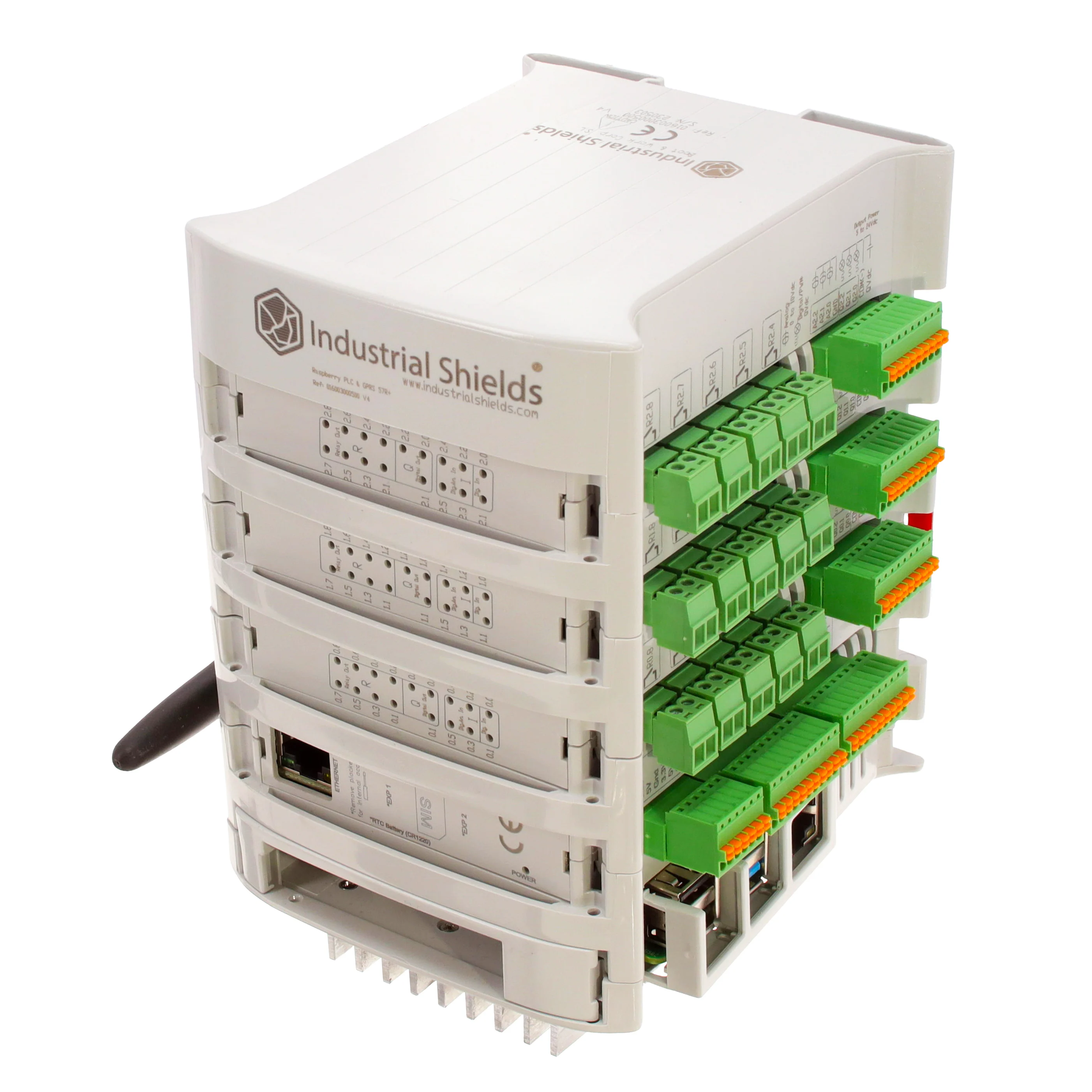 RASPBERRY PLC & GPRS 57R I/OS AN RASPBERRY PLC & GPRS 57R I/OS AN