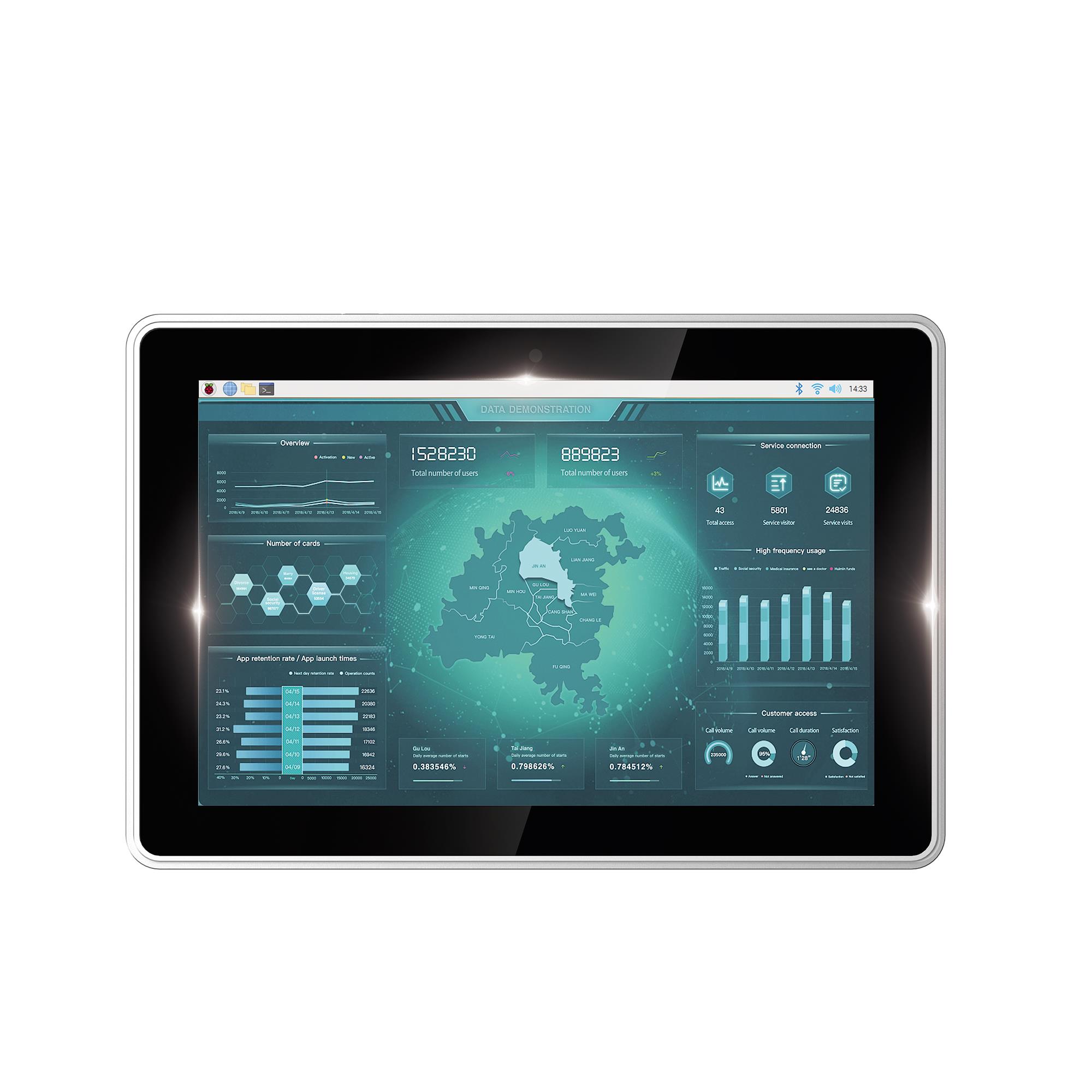 RPI CM4002032 10.1" LCD HMI