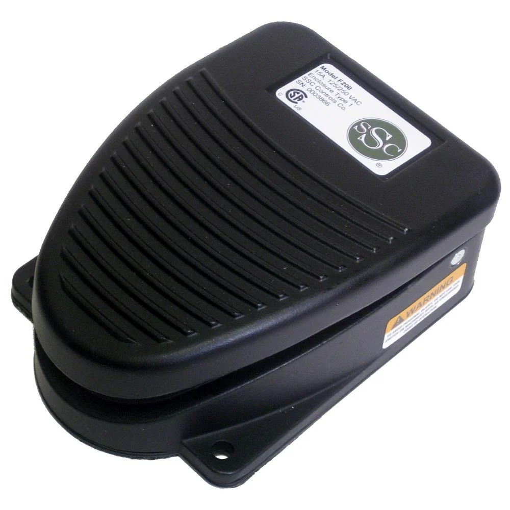 Foot Switch, 20A, SPDT, No Cable