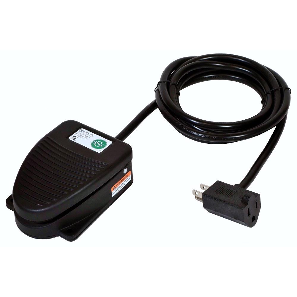 Foot Switch, 15A, Cable, Plug