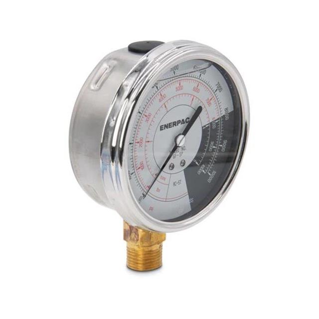 GAUGE, LIQUID FILLED, PSI/LBS. GAUGE, LIQUID FILLED, PSI/LBS.