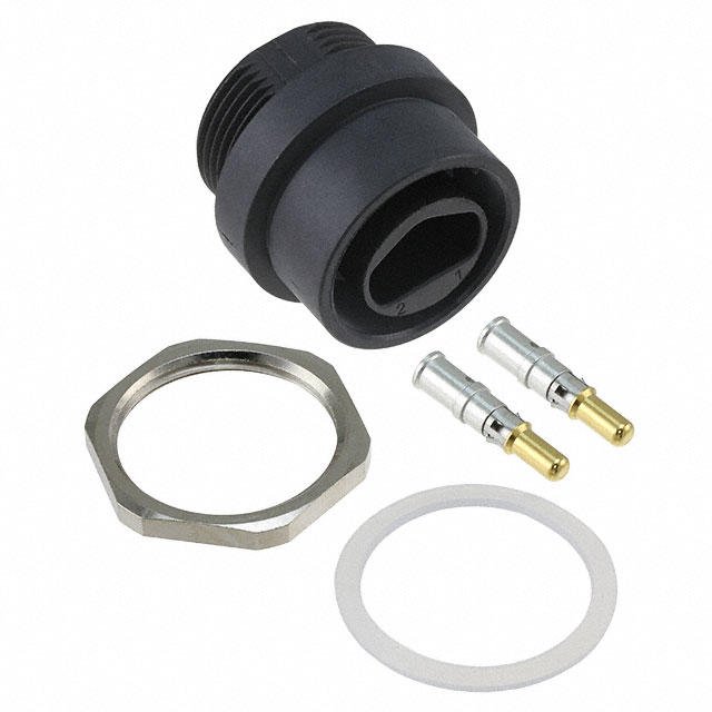 CONN PLUG MALE 2POS GOLD CRIMP