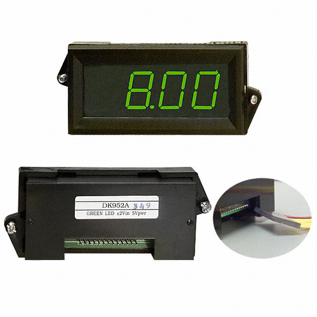 VOLTMETER 2VDC LED PANEL MOUNT