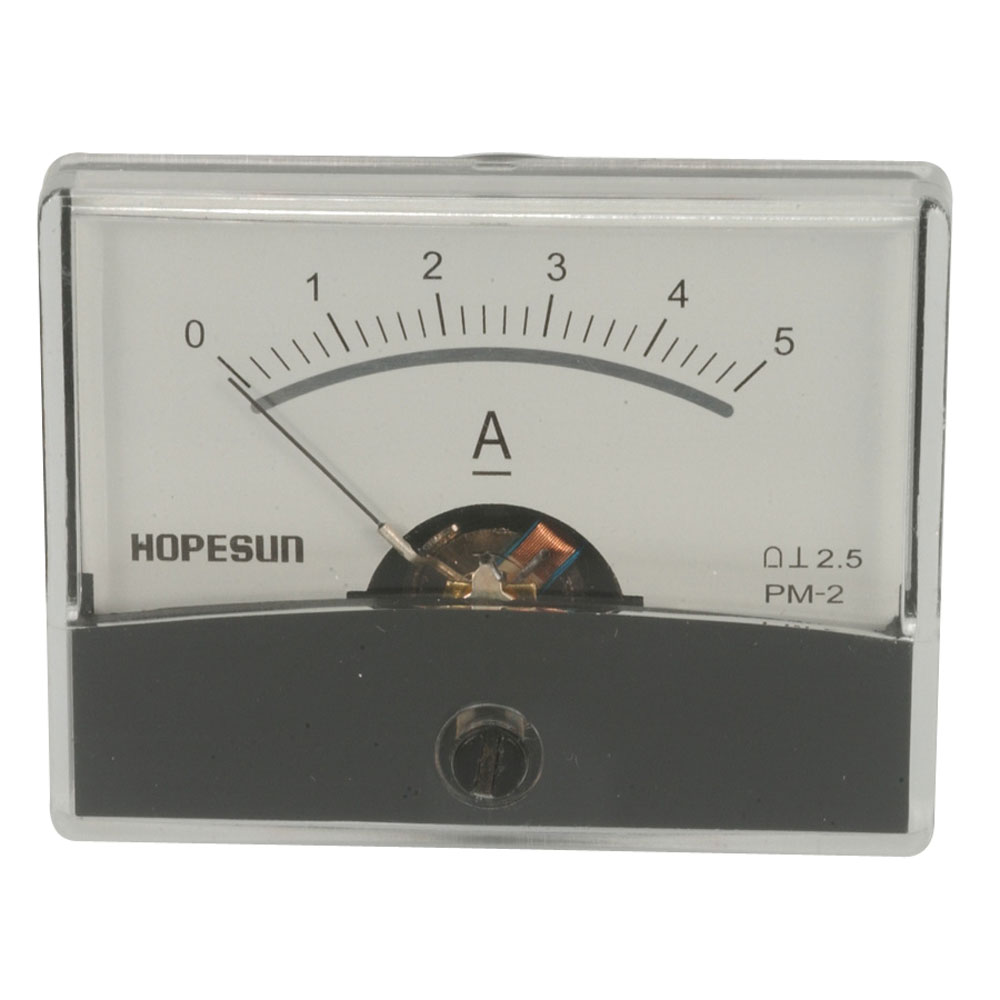 AMMETER 0-5A ANALOG PANEL MOUNT AMMETER 0-5A ANALOG PANEL MOUNT