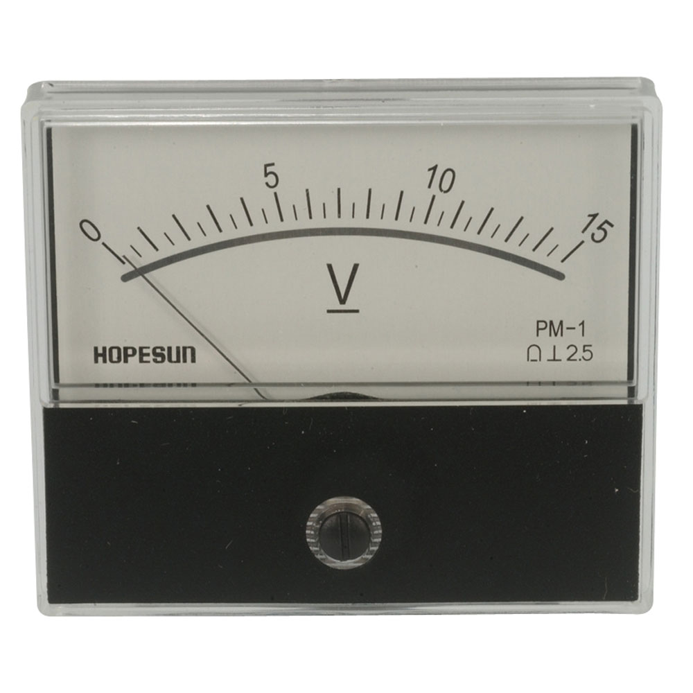 AMMETER 0-15A ANALOG PANEL MOUNT AMMETER 0-15A ANALOG PANEL MOUNT
