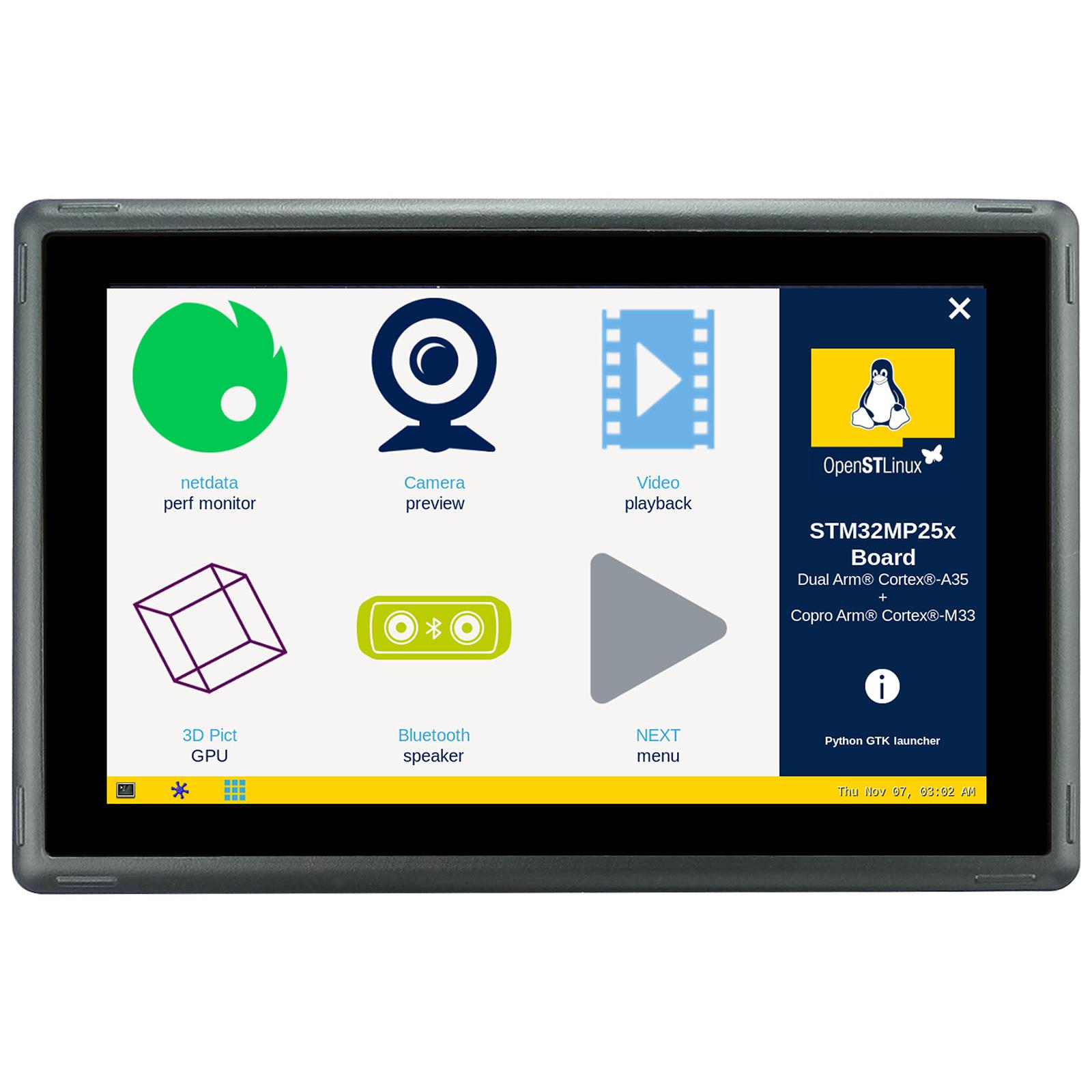 7'' PANEL STM32MP257 IPC