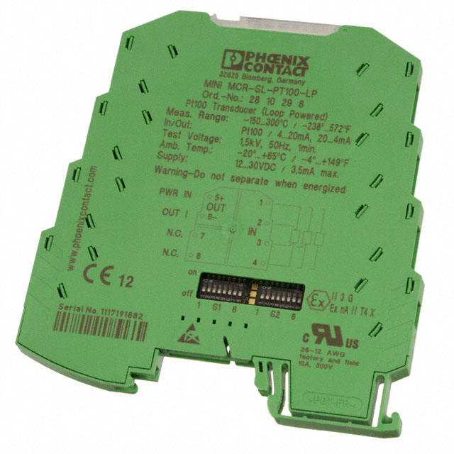 TEMP TRANSDUCER DIN RAIL