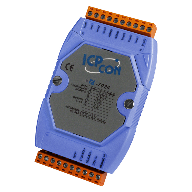 4-CH AO DCON RS-485 DAQ MODULE 4-CH AO DCON RS-485 DAQ MODULE