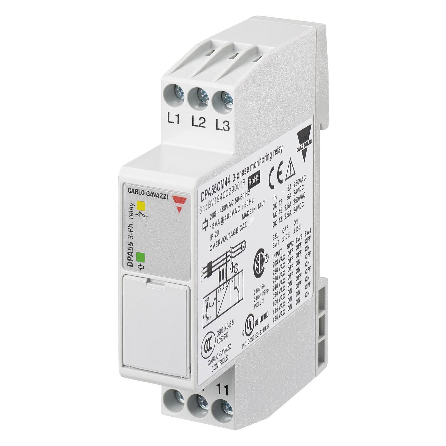 3PHASE VOLTAGE MONITOR RELAY 3PHASE VOLTAGE MONITOR RELAY