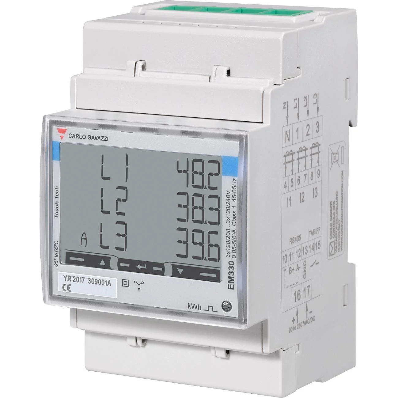 ENERGY MONITOR LCD DIN RAIL
