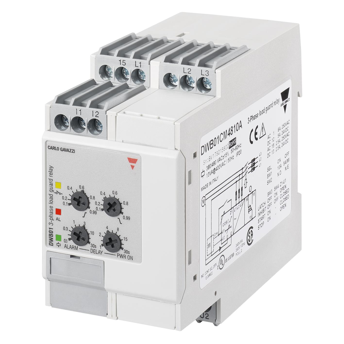480VAC 1-PH 3-PH POWER FACTOR RL 480VAC 1-PH 3-PH POWER FACTOR RL