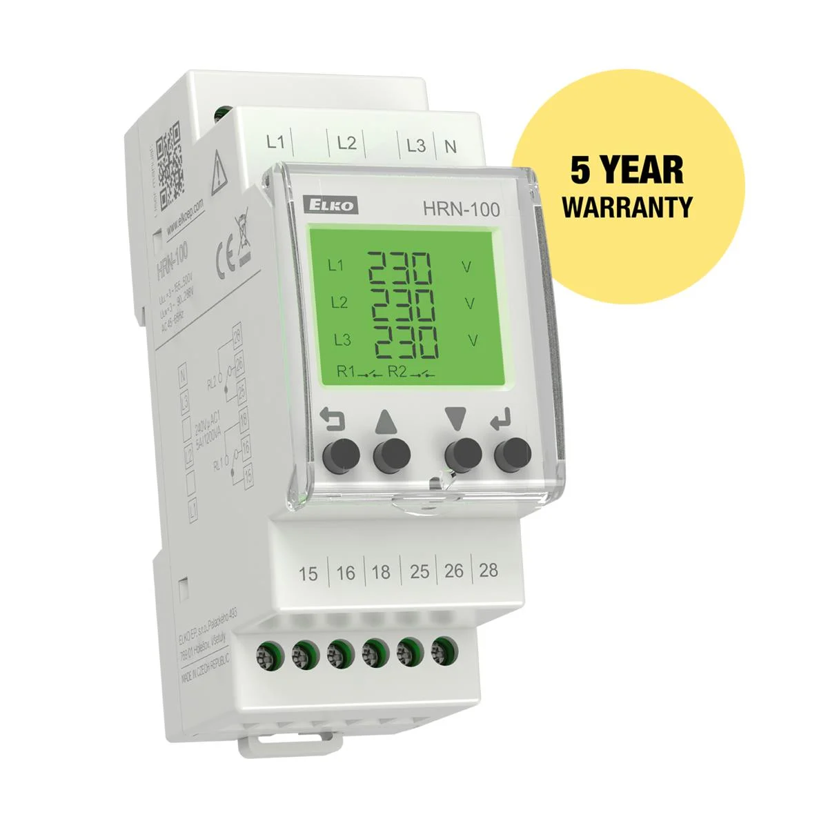 DIN 3P MULTIF LCD VOLT MONITOR 2