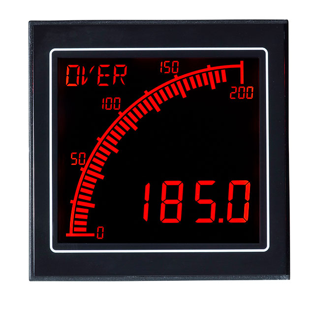AMMETER 0-10000A LCD PANEL MOUNT
