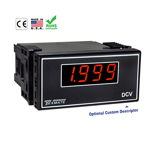 VOLTMETER 200VDC LED PANEL MOUNT VOLTMETER 200VDC LED PANEL MOUNT