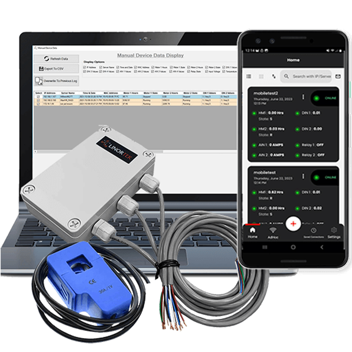 WIFI HR METER W/ CURRENT SENSOR