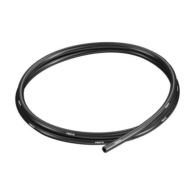 TUBING BLACK PLASTIC 6MM 50M